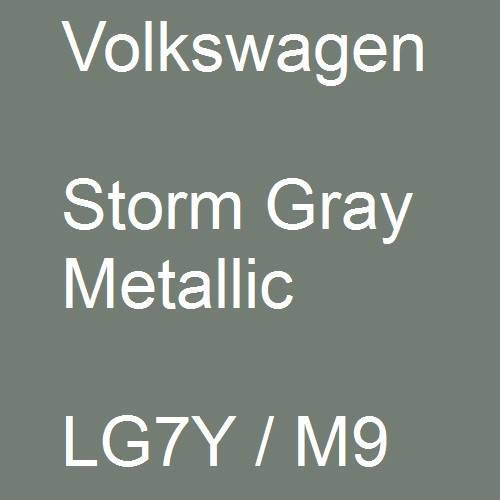 Volkswagen, Storm Gray Metallic, LG7Y / M9.